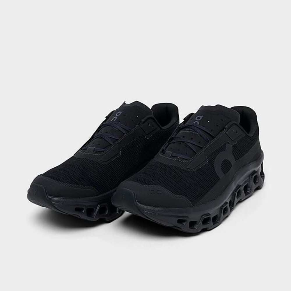 ON Cloudmonster All-Black Running Shoes
